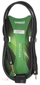 Bespeco Eig150Ms Cavo Mt1,5 Jack 3,5 Trs Jack 6,3