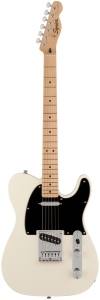 Squier FSR Bullet Telecaster Black Pickguard Olympic White