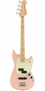 Fender Limited Mustang Bass Pj Shell Pink Basso Elettrico