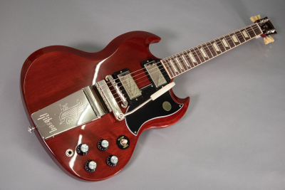 GIBSON SG STANDARD '61 MAESTRO VIBROLA VINTAGE CHERRY