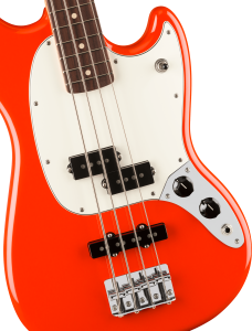 Fender Player II Mustang Bass PJ Rosewood Fingerboard Coral Red