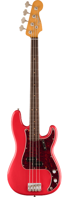 Fender Limited Edition Vintera II Road Worn '60s Precision Bass RW Fiesta Red