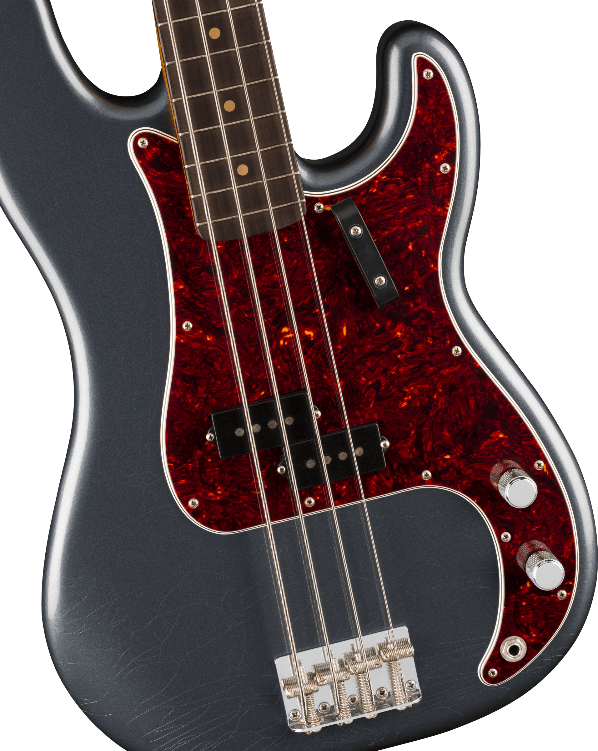 Fender LTD Vintera II Road Worn '60s Precision Bass RW Charcoal Frost Metallic