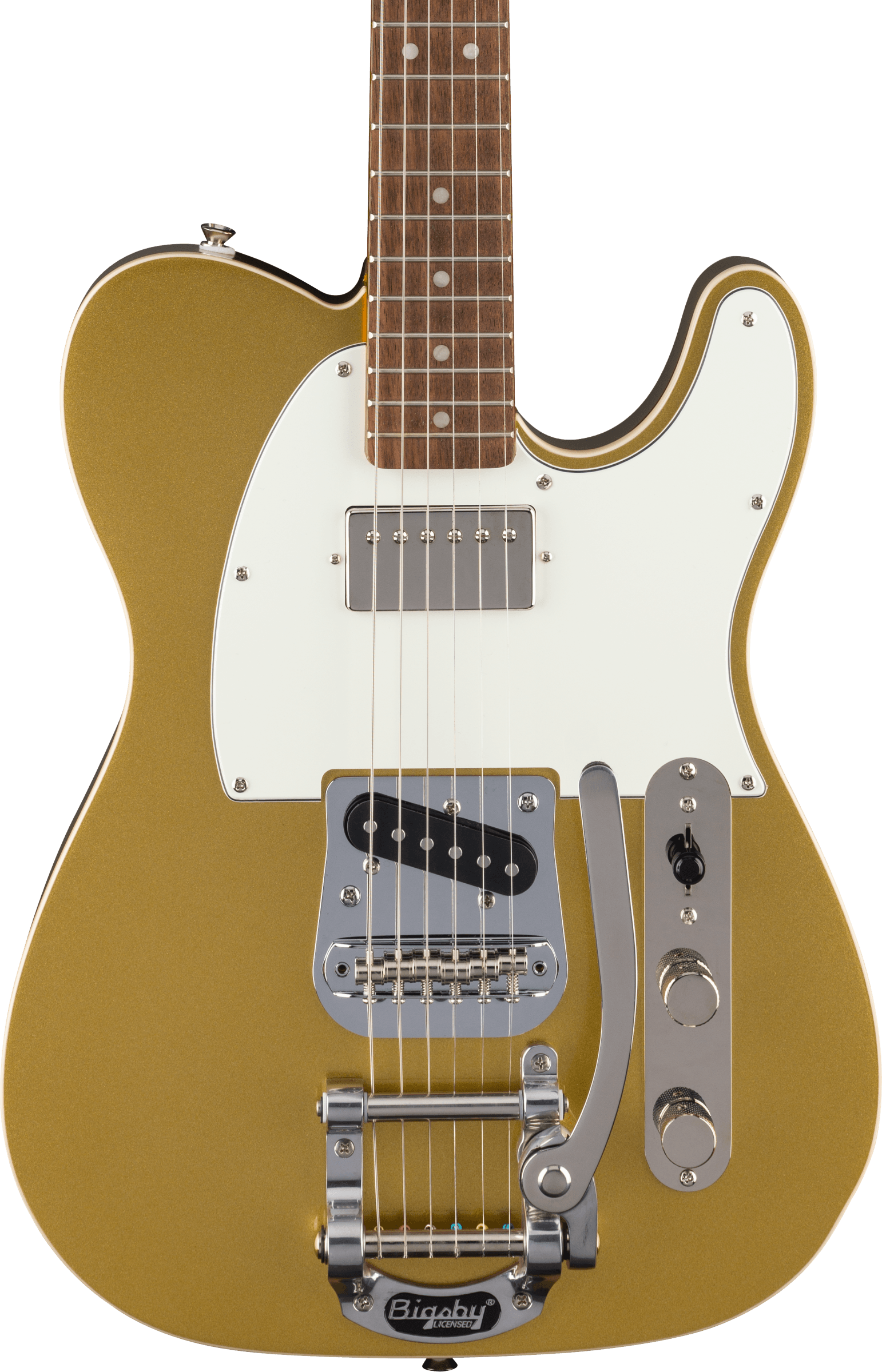 Squier Telecaster SH Custom con Bigsby Classic Vibe Aztec Gold