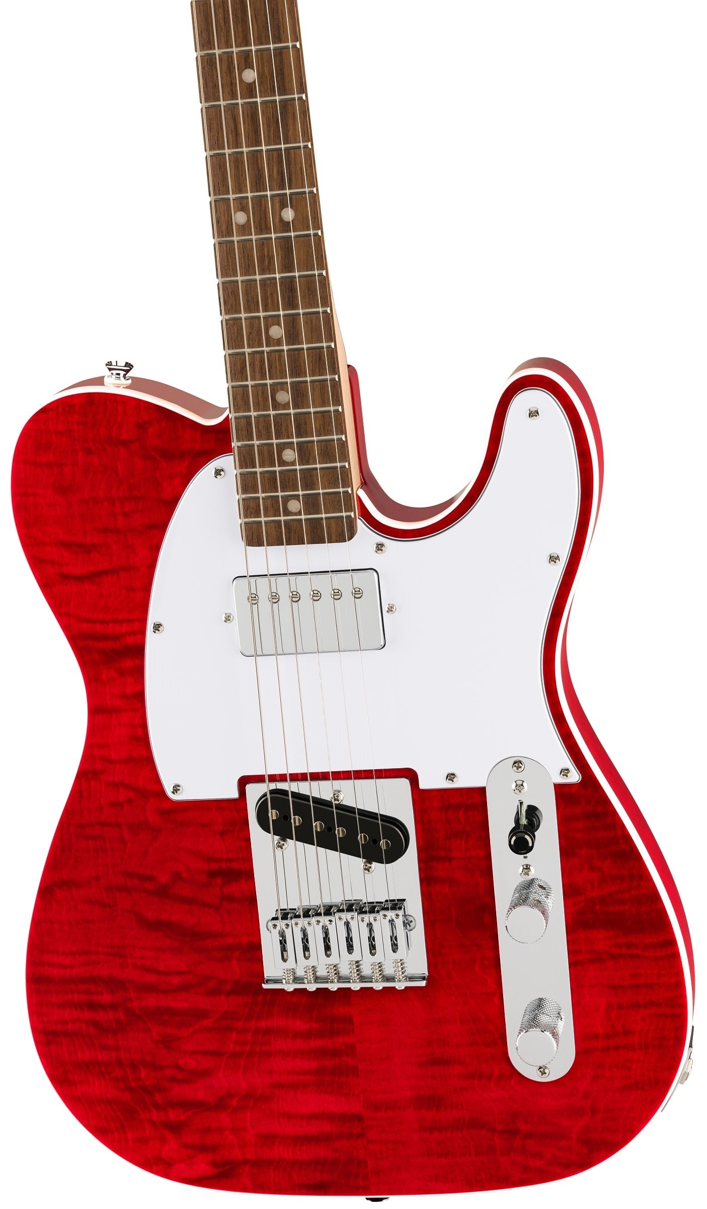 Squier Affinity Telecaster SH Crimson Red Transparent