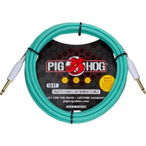 Pig Hog Hex Silent Cable 18Ft 5,7m Green