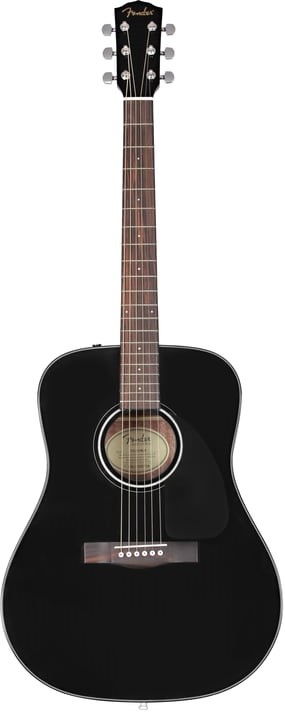 Fender Cd60 V3 Chitarra Acustica Black Walnut