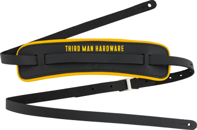 Fender Tracolla Third Man Hardware Leather Black/Yellow