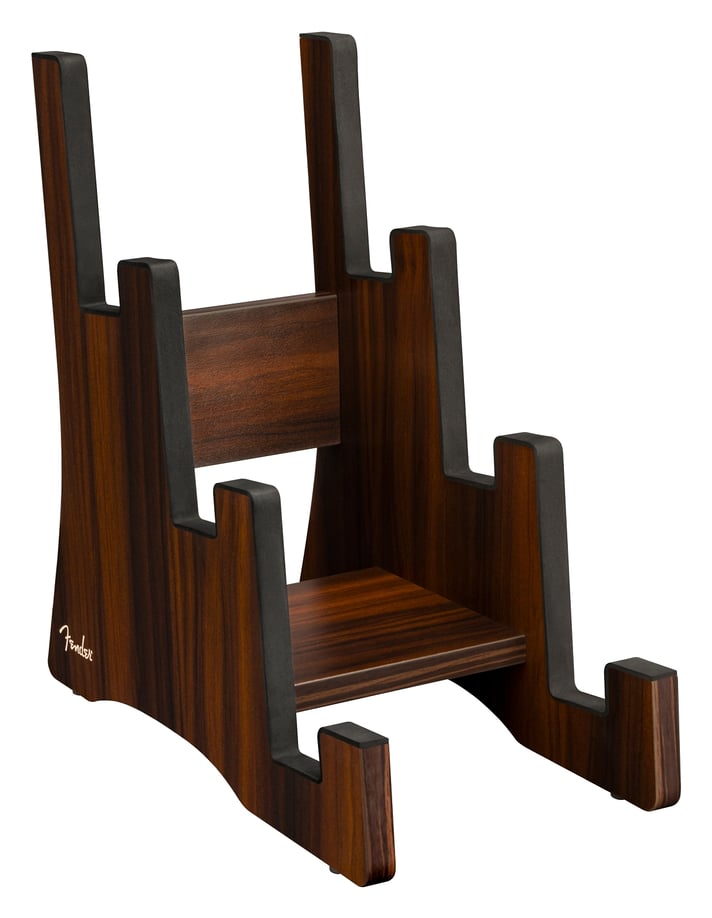 Fender Stand Deluxe in Legno per Chitarra a 3 Livelli