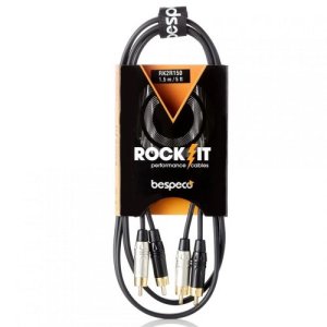 Bespeco Cavo Stereo 2 RCA a 2 RCA Rockit Mt 3