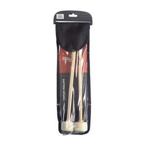 Stagg Timpani mallets with maple handle and 50 mm (1.96") round felt head
