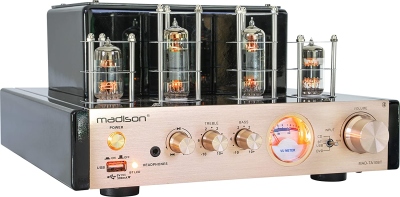 Madison Amplificatore Hi-Fi Bluetooth Valvolare 2X25W