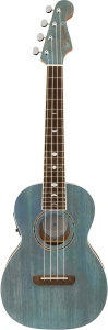 Fender Dani Harrison Uke, Walnut Fingerboard, Turquoise