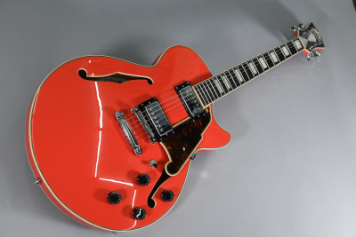 D'Angelico PREMIER SS (with stopbar tailpiece) FIESTA RED