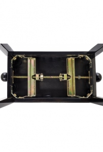 Bespeco Sg101 Panca Pianoforte E Organo Nero Satinato Cuscino Velluto
