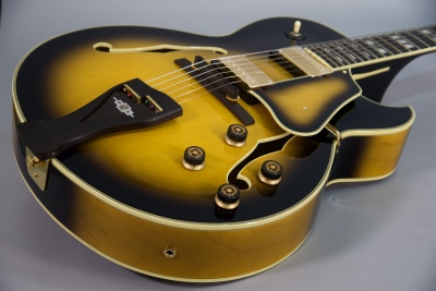 Ibanez Lgb300Vys Chitarra Semiacustica Vintage Yellow Sunburst  con Astuccio