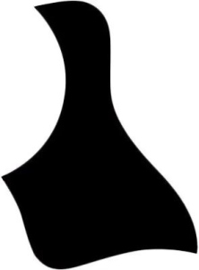 Taylor 80310 Battipenna Right Hand Black per Grand Auditorium 5'