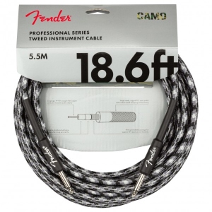 Fender Professional Series Instrument Cable Straight/Straight Mt5,5 Winter Camo