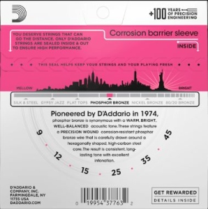 D'Addario Ej23 Phosphor Bronze Super Light 09-45