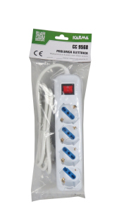 Karma Cc9568 Multipresa a 4 con Interruttore Generale