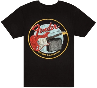Fender 1946 Guitars & Amplifiers T-Shirt Vintage Black XL