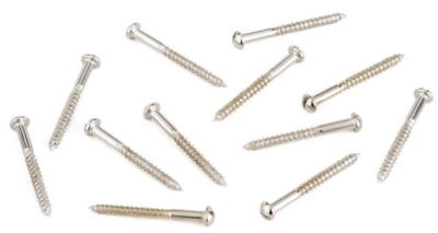 Fender Pure Vintage Slotted Telecaster Neck Pickup Mounting Screws Nickel Set 12