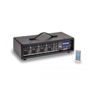 Soundsation Mixer Amplificato 6 Canali da 200+200W con Effetti MP3 e BT