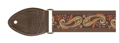 Souldier Paisley Brown Guitar Strap