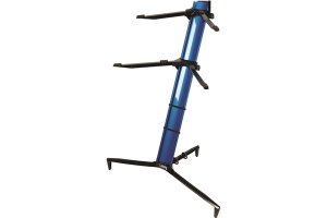 Quik Lok Sl913Bl Supporto 2 Tastiere Blu Metallizzato