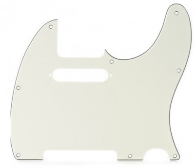 Fender Battipenna Pickguard Telecaster 8 Hole Mount Parchment 3Ply