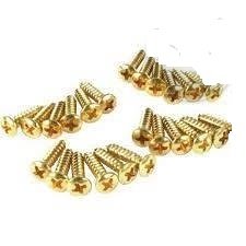 Fender Set 24 Screw Gold Per Battipenna