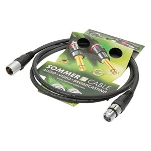 Sommer Cavo Microfonico XLR Nero Mt 6