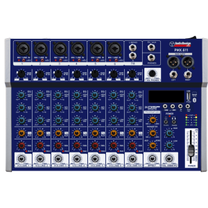 Audiodesign Pmx611 Mixer Professionale Usb Bluetooth 24 Effetti con Dsp