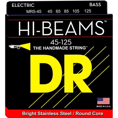 Dr Strings Muta Mr5-45 Hi-Beam 5C Medium W/125  45-125