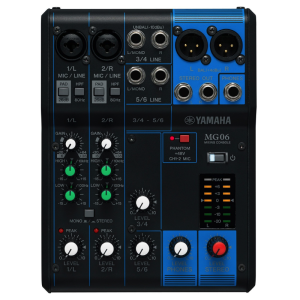 Yamaha Mg06 Mixer 6 Canali con Alimentazione Phantom