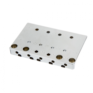 Fender Himass 5-String Bass Wide Bridge Assembly With Brass Saddles