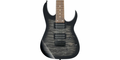 Ibanez GRG7221QATKS  Transparent Black Sunburst