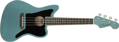 Fender Fullerton Jazzmaster Uke Concert Ukulele Tidepool