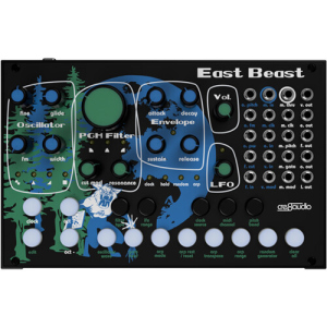 East Beast - fully analog East Coast style semi-modular synthesizer