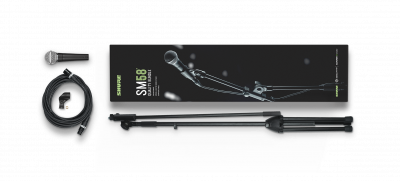 Shure Sm58Kmosom Bundle Con Microfono Sm58 Asta E Cavo