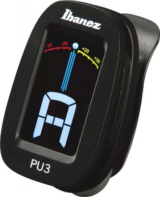 Ibanez Pu3-Bk Accordatore Cromatico A Clip Nero