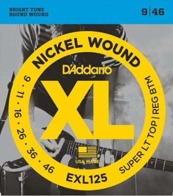 D'Addario Exl125 Muta Corde Per Chitarra Elettrica 09-46