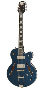 Epiphone Uptown Kat Es Sapphire Blue Metallic Chitarra Semiacustica
