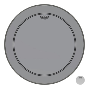 Remo Pelle Emperor Colortone 24' Smoke Trasparente per Grancassa