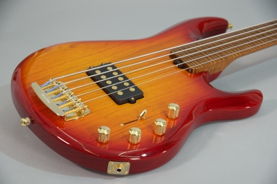 MusicMan BFR Stingray 5 Special Fuego Fretless 21 Of 105