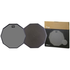 Stagg 12" desktop practice pad, ten-sided shape