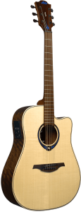 Lag Thv20Dce Chitarra Acustica Natural con Hyvibe System