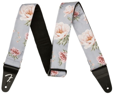 Fender Tracolla  Floral Strap 2' Grey