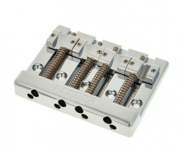 Fender Himass 4-String Bass Wide Bridge Assembly With Brass Saddles