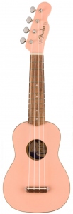 Fender Venice Soprano Ukulele Shell Pink